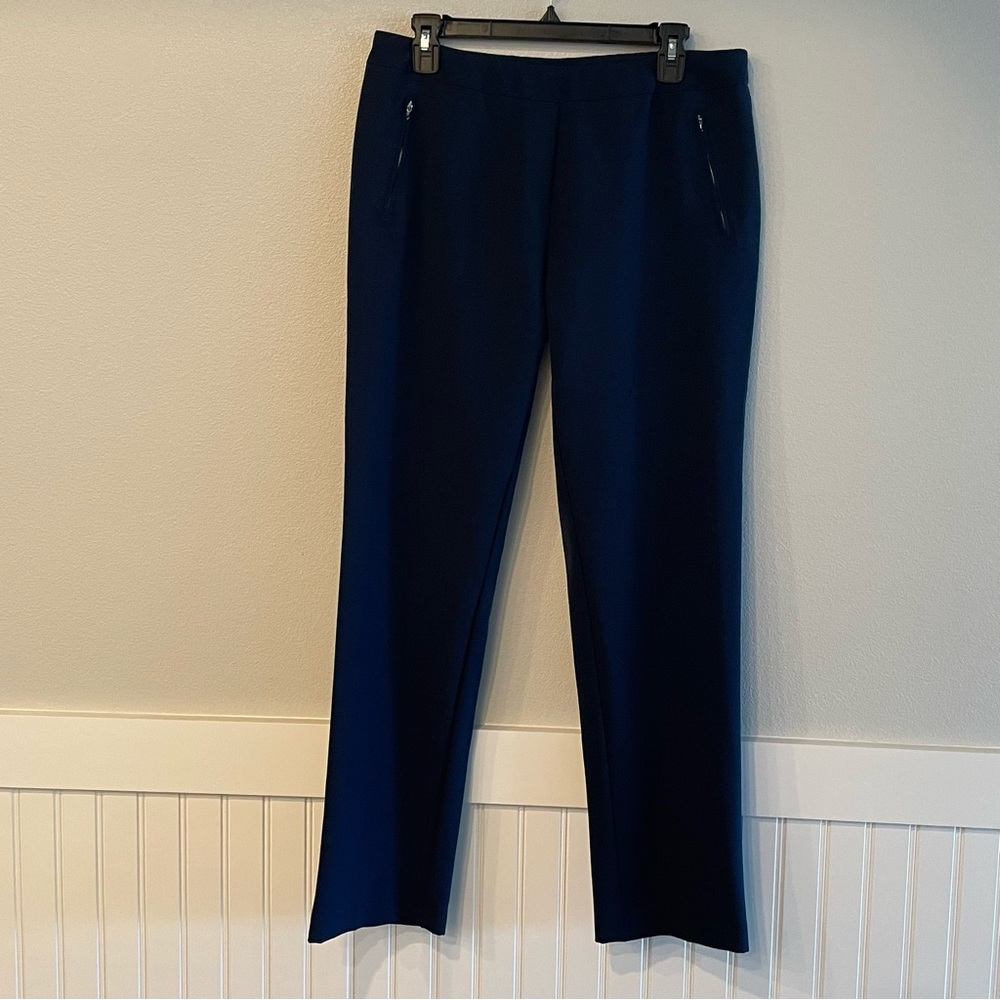Zac & Rachel Navy Blue Lady’s Pull-on Pants/Slacks (Size 10)